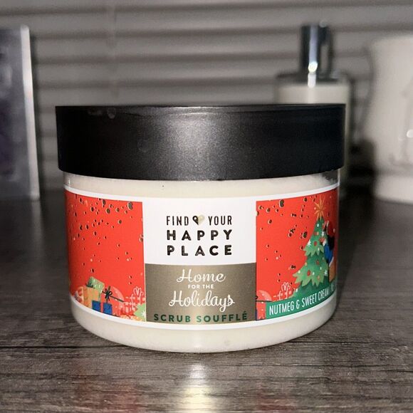 Find Your Happy Place-Home For The Holidays Nutmeg/Sweet Cream Scrub‎ Soufflé - Picture 1 of 7
